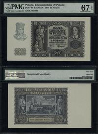 20 złotych 1.03.1940, seria L, numeracja 2601787