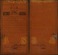 50 złotych 8.06.1794, seria C, na stronie odwrot