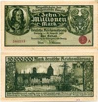 10 milionów marek 31.08.1923, seria A, Miłczak G
