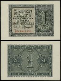 1 złoty 1.08.1941, seria BD, numeracja 4041950, 