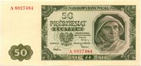 50 złotych 1.07.1948, seria A, siedmiocyfrowa nu