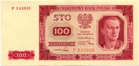 100 złotych 1.07.1948, seria P, Miłczak 139a