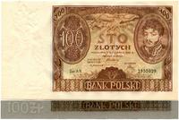 100 złotych 2.06.1932, seria AN, znak wodny-dwie