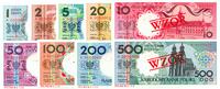 1.03.1990, komplet banknotów "Miasta Polskie", 1