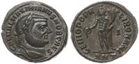 follis 299-300, Antiochia, Aw: Głowa cesarza w w