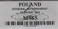 Polska, 20 groszy, 1923