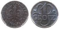 1 grosz 1939, Warszawa, patyna, piękna moneta w 