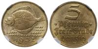 5 fenigów 1932, Berlin, flądra, moneta w pudełku