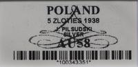 Polska, 5 złotych, 1938