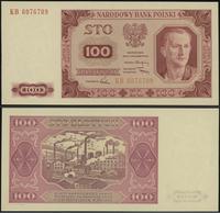 100 złotych 1.07.1948, seria KB, numeracja 80767