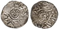 denar przed 1107, Wrocław, Aw: Głowa z perełkową