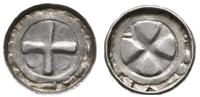 denar krzyżowy X/XI w., Aw: Krzyż grecki, w kazd