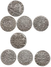 lot 4 monet, trojak 1622 (mennica Kraków), półto