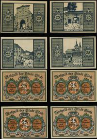 zestaw: 4 x 25 fenigów  bez daty (1921), z jasno