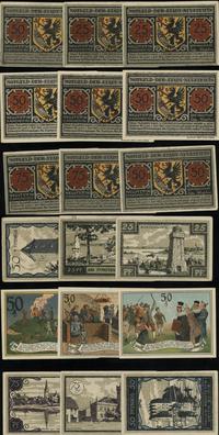 zestaw 9 banknotów 15.11.1921, w skład zestawu w