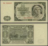 50 złotych 1.07.1948, seria EK, numeracja 768092