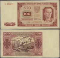 100 złotych 1.07.1948, seria DZ, numeracja 20667