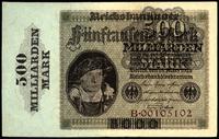 500 miliardów marek 15.03.1923 (nadruk 10.1923),