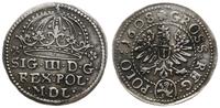 Polska, grosz koronny, 1608