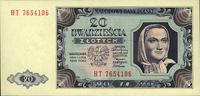 20 złotych 1.07.1948, Seria HT, Miłczak 137f