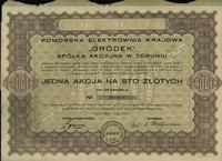 Polska, akcja na 100 złotych, 1.05.1931