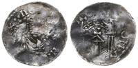 denar naśladujący monety bizantyjskie, Aw: Popie