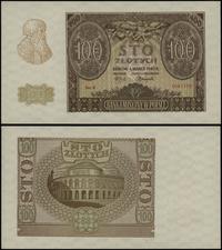 100 złotych 1.03.1940, seria B, numeracja 066173
