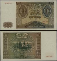 100 złotych 1.08.1941, seria D, numeracja 153170