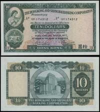 Hong Kong, 10 dolarów, 31.03.1977