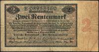 2 rentenmarki 1.11.1923, seria E 08953460, Rosen