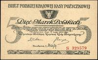 5 marek polskich 17.05.1919, seria S 329579, Mił