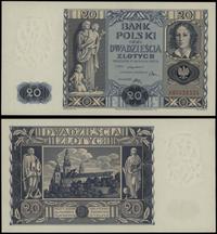 20 złotych 11.11.1936, seria AN, numeracja 50283