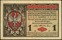 1 marka polska 9.12.1916, “jenerał”, seria A 640