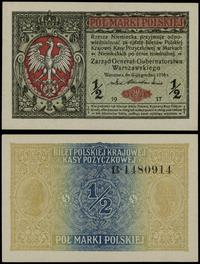 Polska, 1/2 marki, 09.12.1916