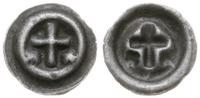 brakteat ok. 1317-1328, krzyż łaciński, z boków 