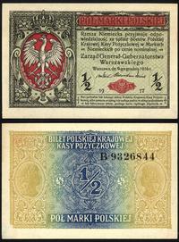 1/2 marki polskiej 9.12.1916,  , "Generał", seri
