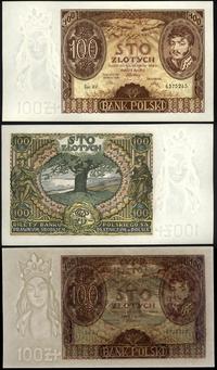 100 złotych 9.11.1934,  , seria AV, znak wodny +