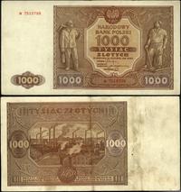 1.000 złotych 15.01.1946, sera N, przybrudzony n
