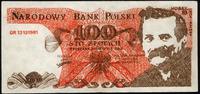 100 złotych 31.08.1983, seria GR 13121981, na od