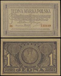 1 marka polska 17.05.1919, seria PE 133449, pięk