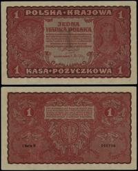 1 marka polska 23.08.1919, seria I-H 265706, zła
