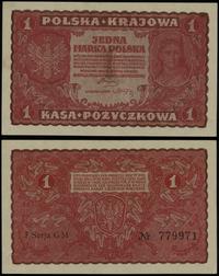 1 marka polska 23.08.1919, seria I-GM 779971, zł