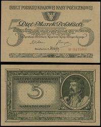 5 marek polskich 17.05.1919, seria H 342569, bez