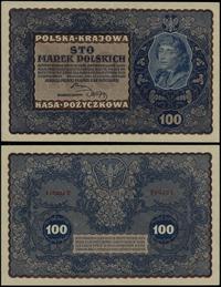 100 marek polskich 23.08.1919, seria I-T 266424,