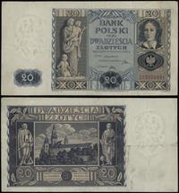 20 złotych 11.11.1936, seria CY 2256991, kilkakr