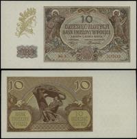 10 złotych 1.03.1940, seria L 9075153, minimalne