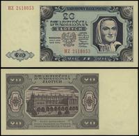 20 złotych 1.07.1948, seria HZ 2418053, minimaln