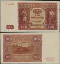 100 złotych 15.05.1946, seria N 2233672, złamane