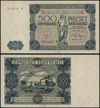 500 złotych 15.07.1947, seria P 851544, lekko ug