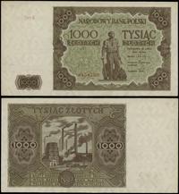 1.000 złotych 15.07.1947, seria K 8158755, lekko